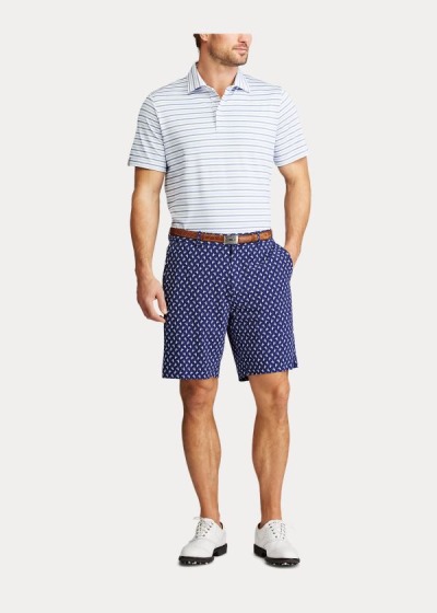 Ralph Lauren Classic Fit Tech Piqué Polo Herre Danmark (NAUWR4382)